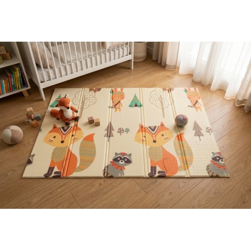 Holmen Oyun Matı Minik Hayvanlar Soft Katlanabilir 150*200 cm